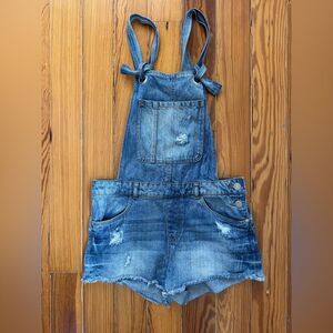 ZARA Girls Denim Overalls